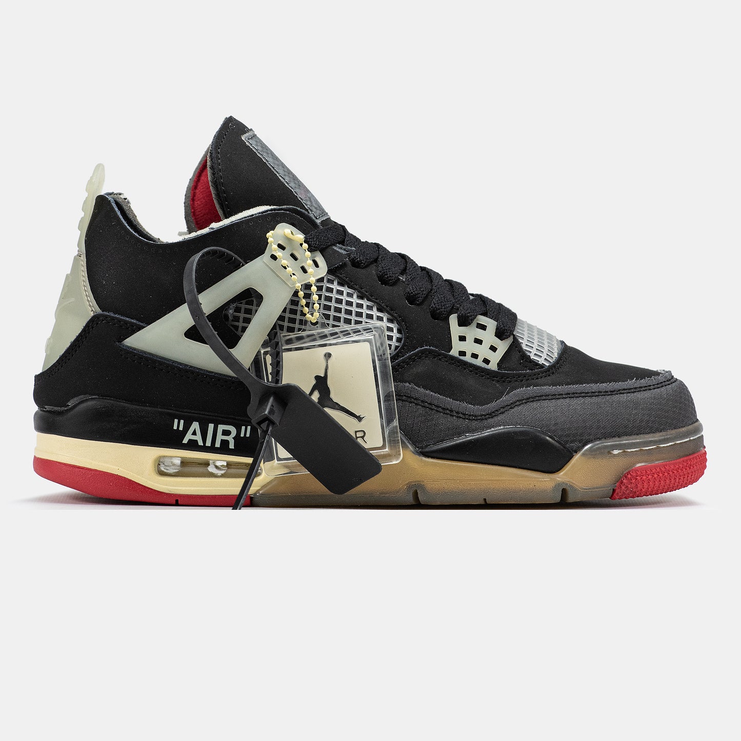 Jordan 4 x Off White Black