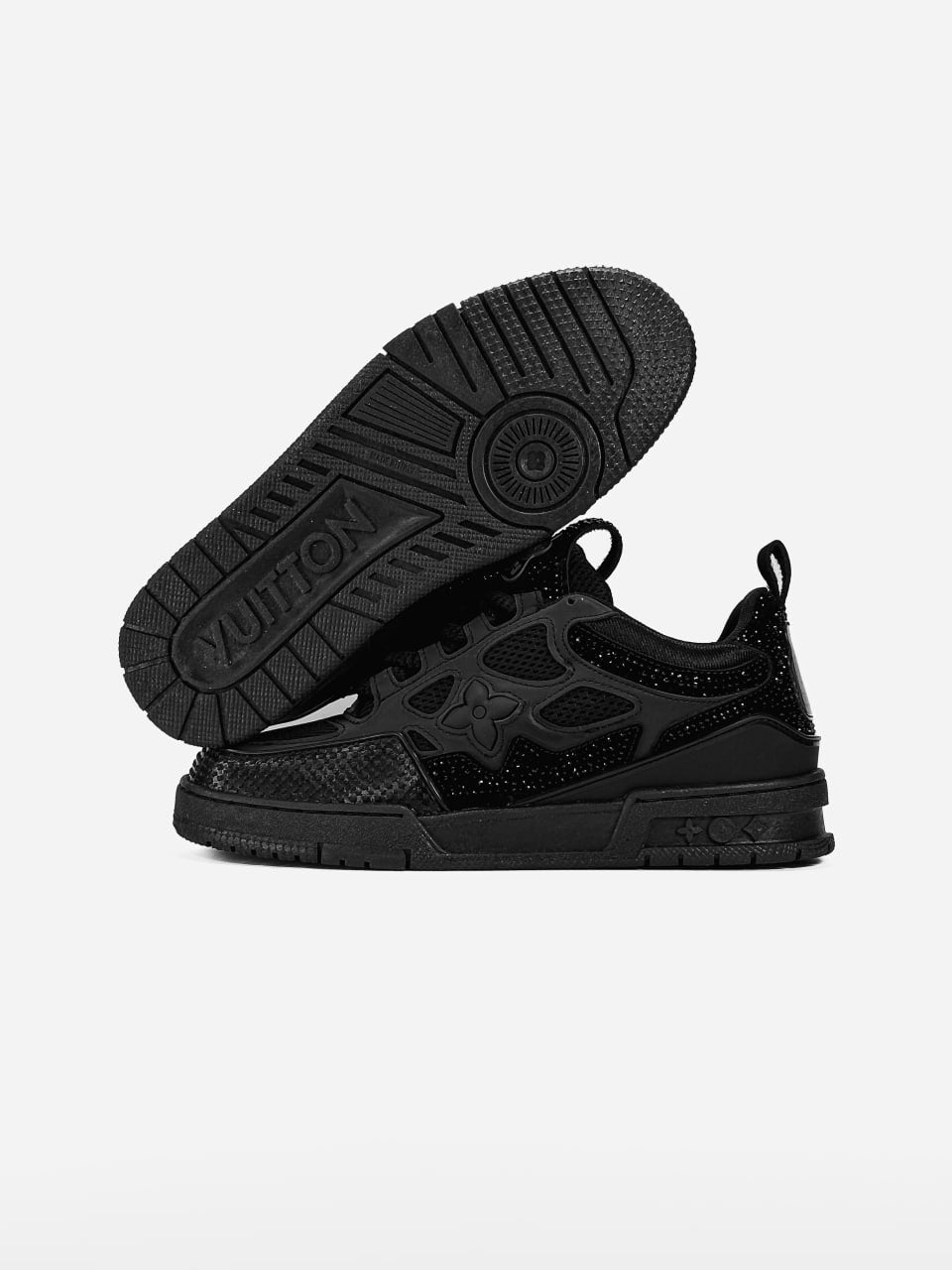 Louis Vuitton LV Skate Sneaker Black Crystal