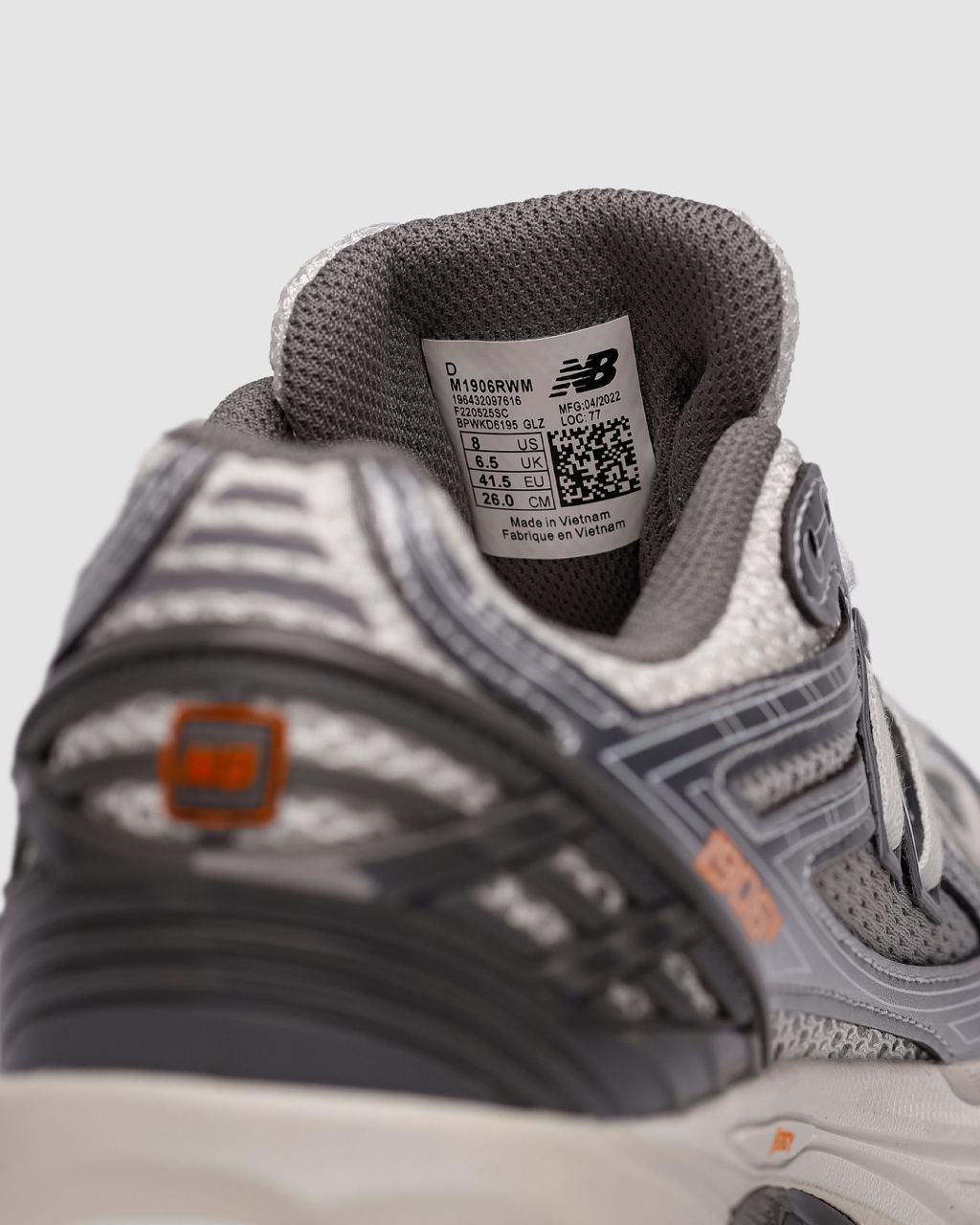 New Balance 1906R White Silver Orange