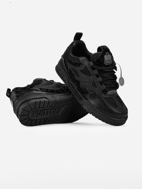 Louis Vuitton LV Skate Sneaker Black Crystal
