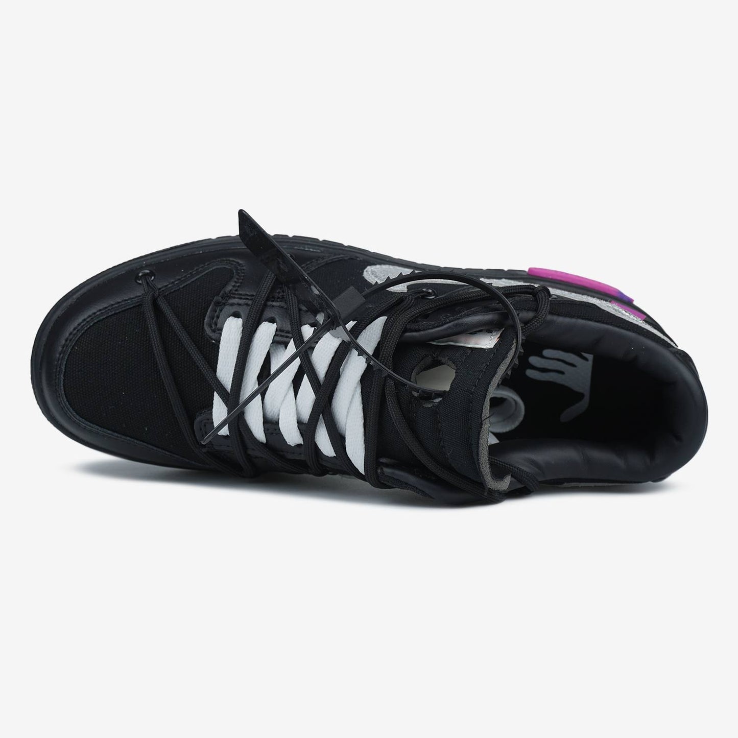Nike Dunk x Off White Black White Violet 50/50