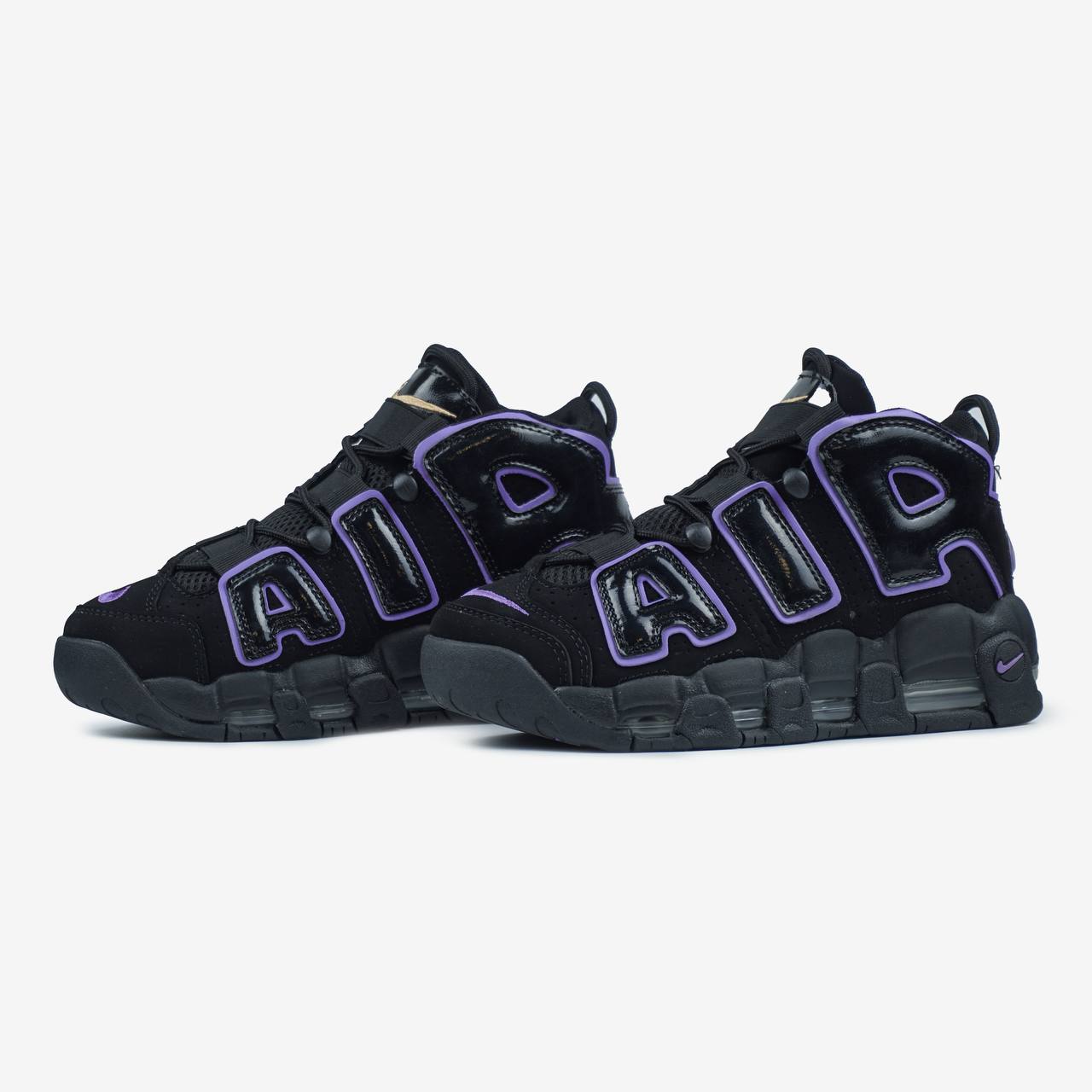 Nike Air More Uptempo Purple Black