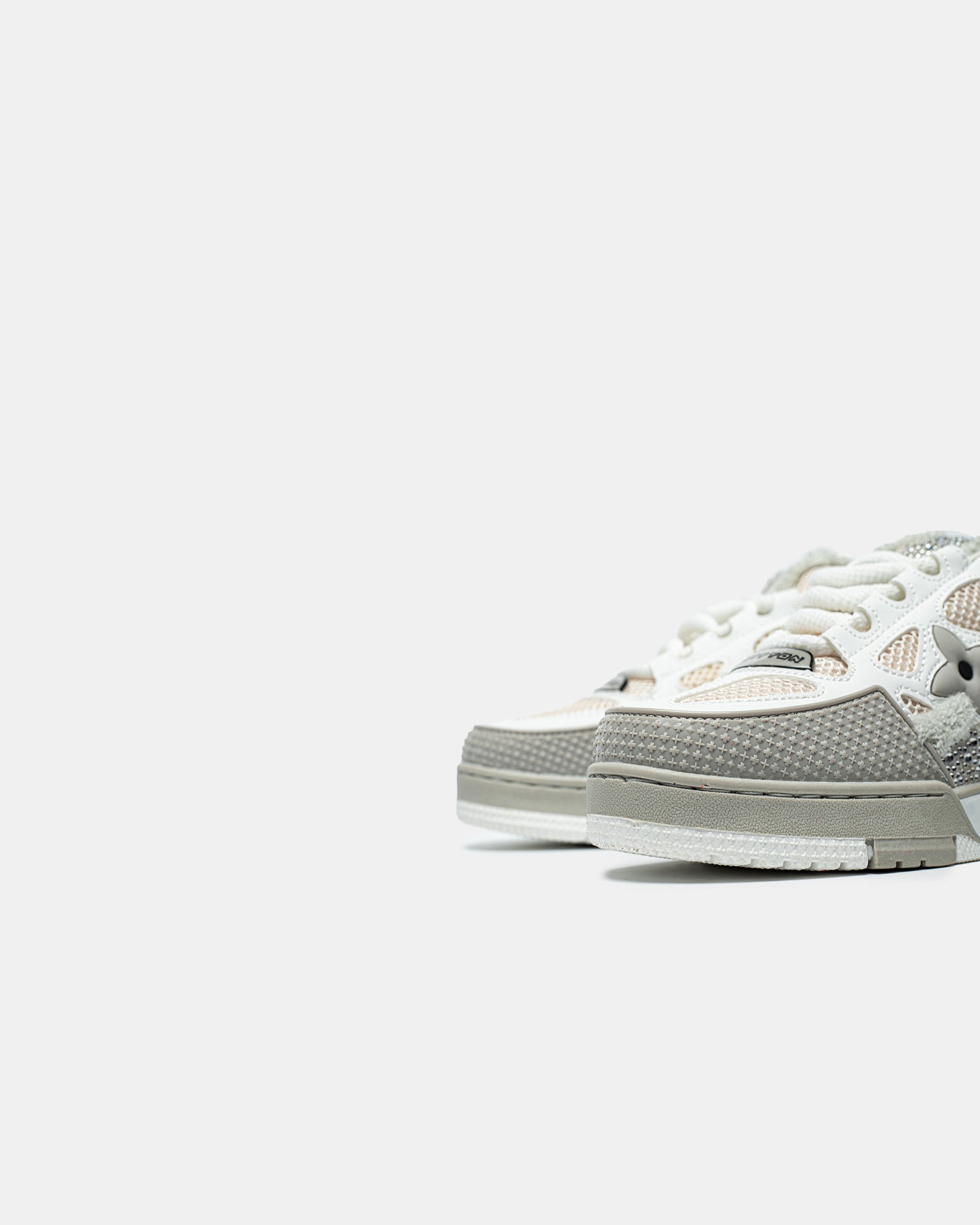 LV Swarovski Grey White