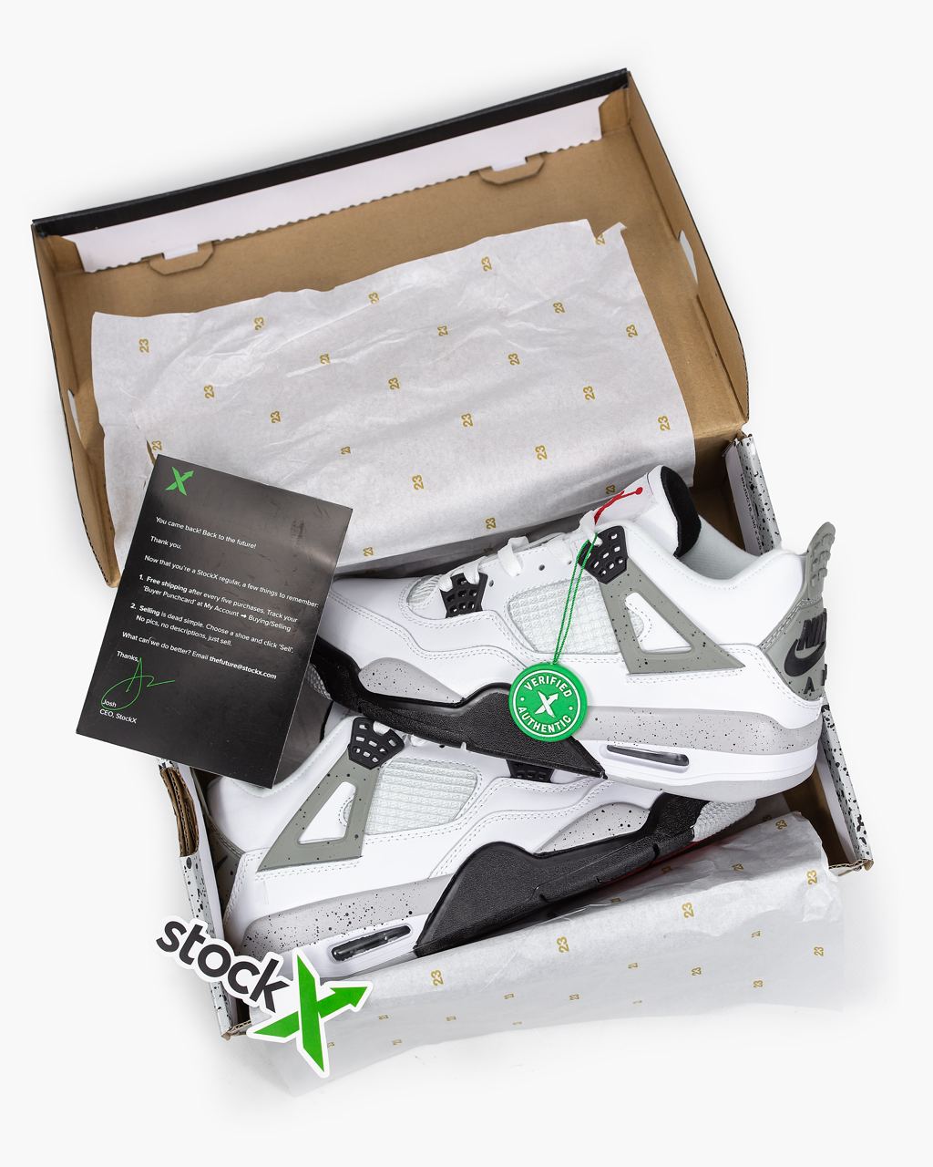 Jordan 4 White Cement