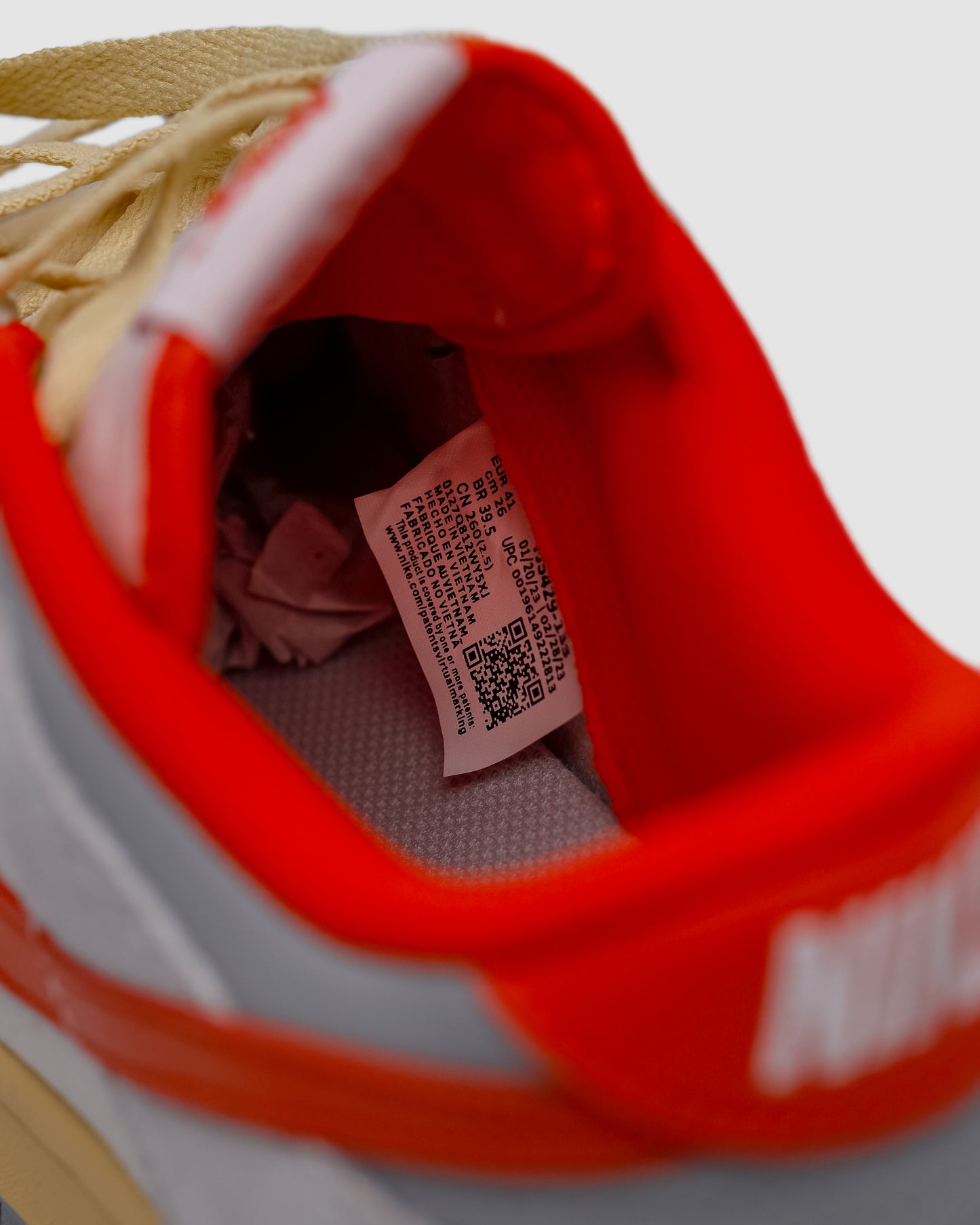 Nike Dunk Low Sail/Picante Red-Photon Dust