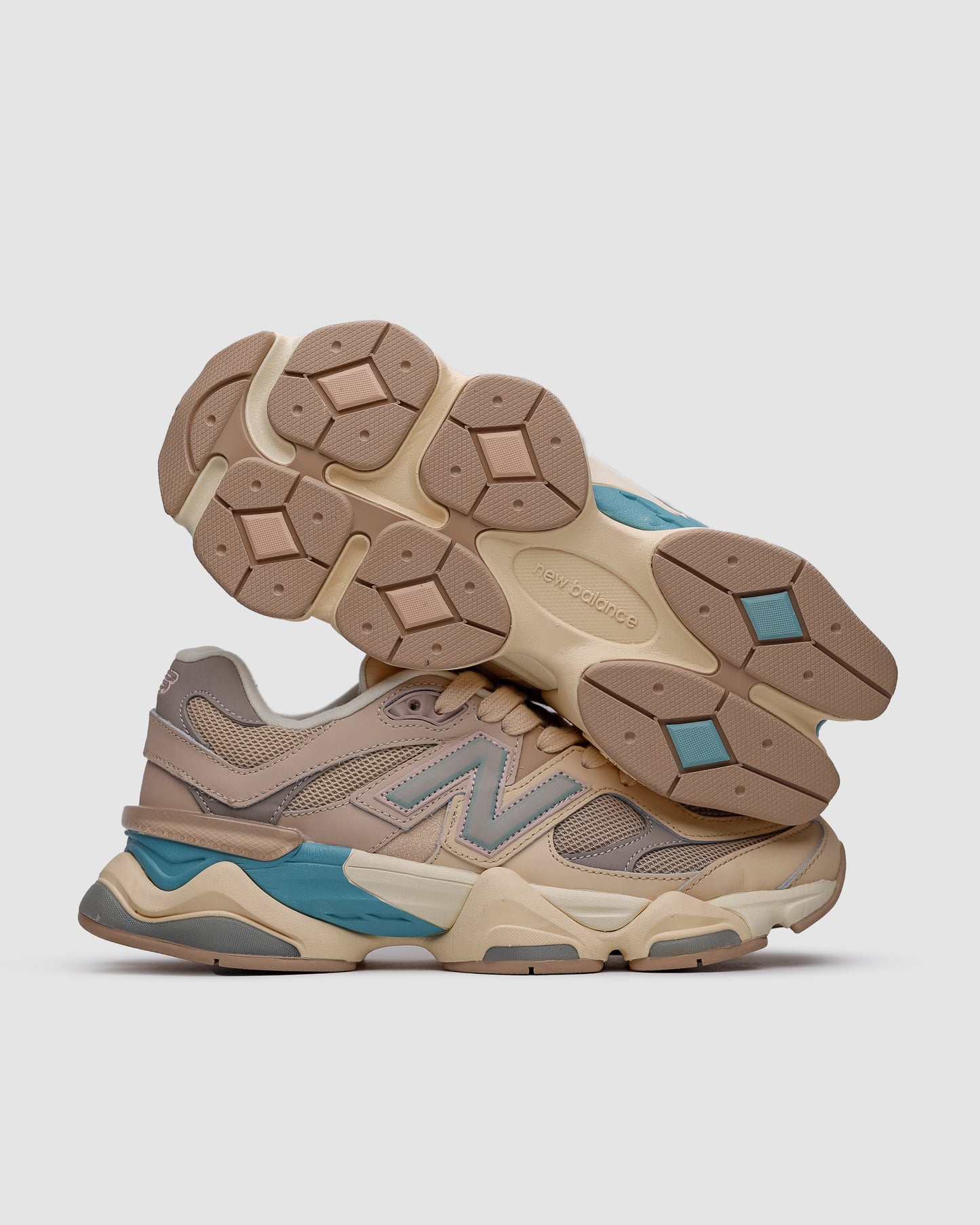 New Balance 9060 Ivory Cream Pink Sand