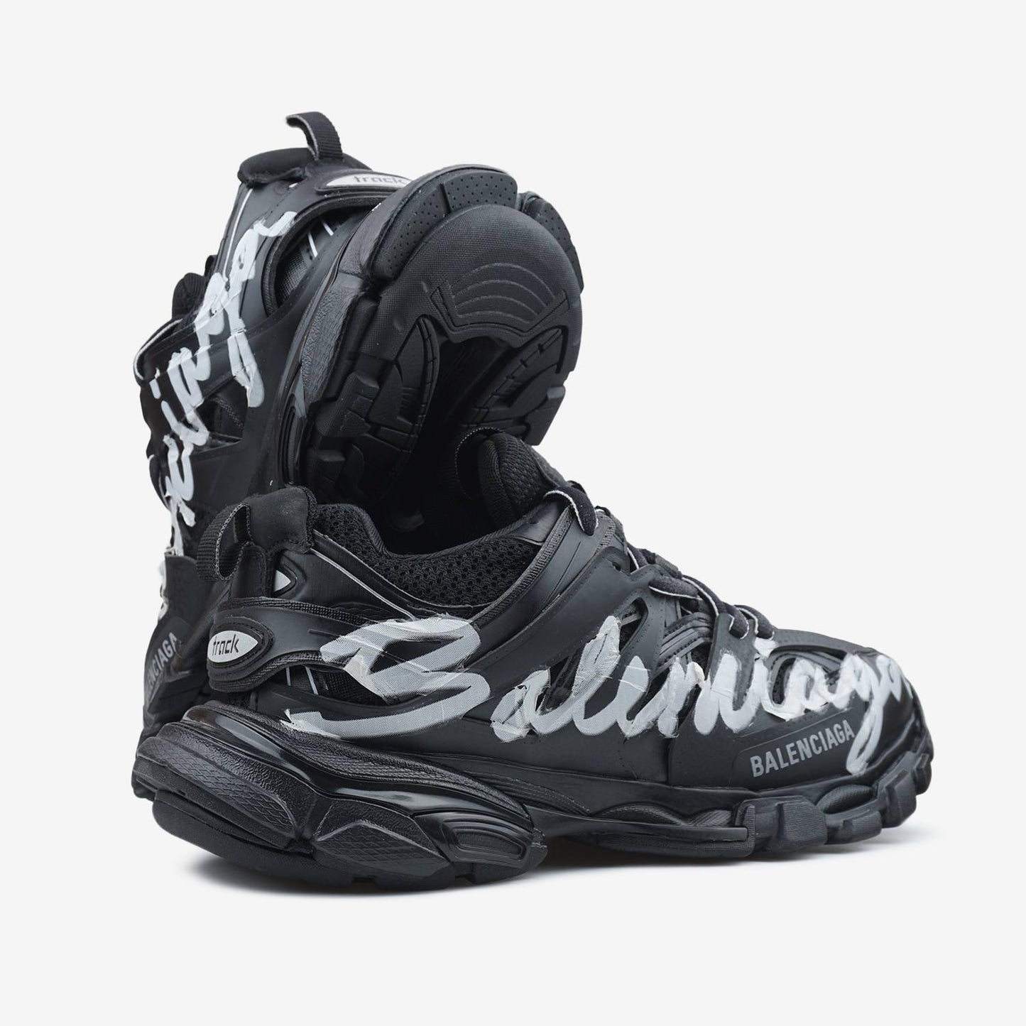 Balenciaga Track Sneaker Signature Black White