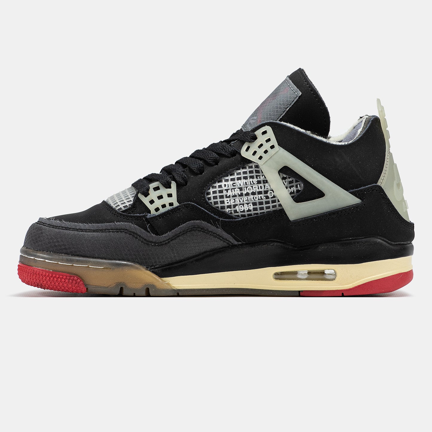Jordan 4 x Off White Black