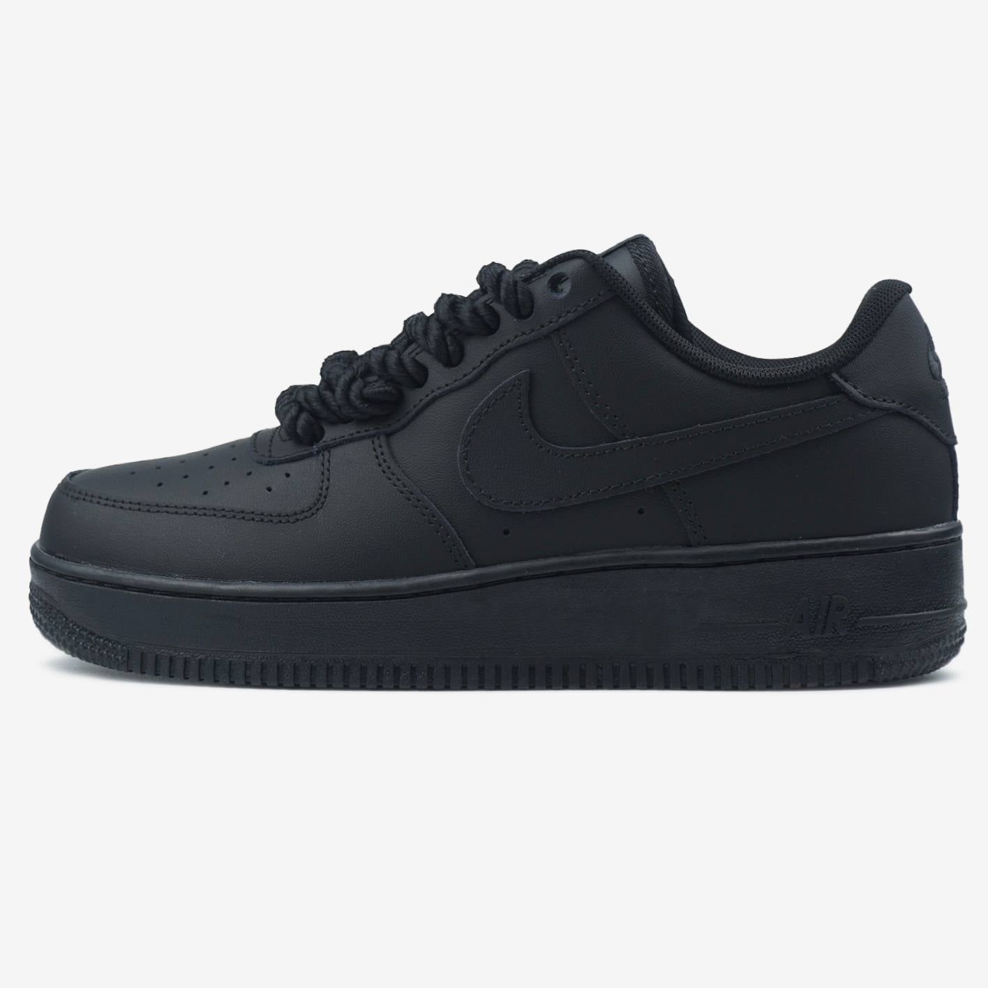 Nike Air Force 1 Low Black Rope Laces G
