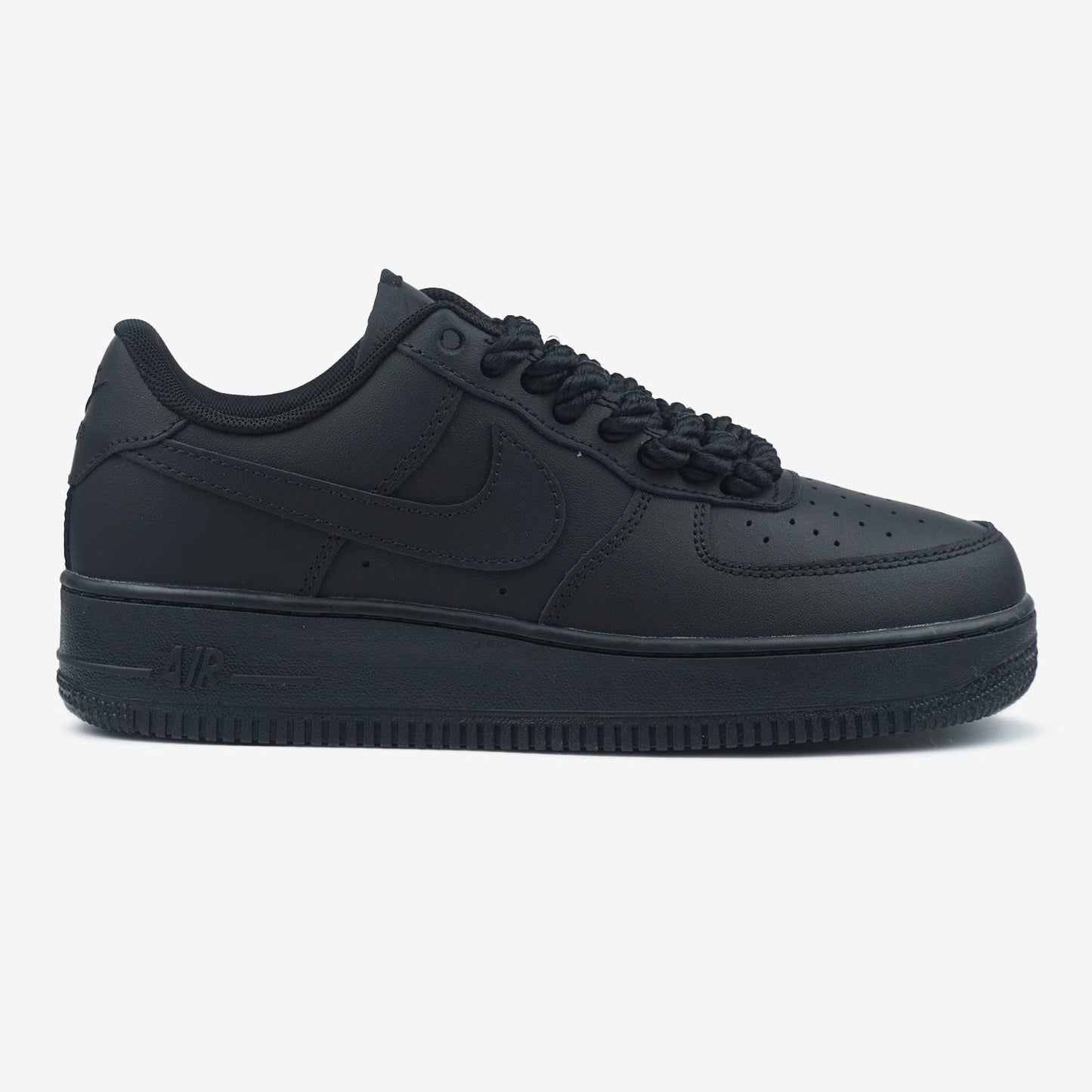 Nike Air Force 1 Low Black Rope Laces G