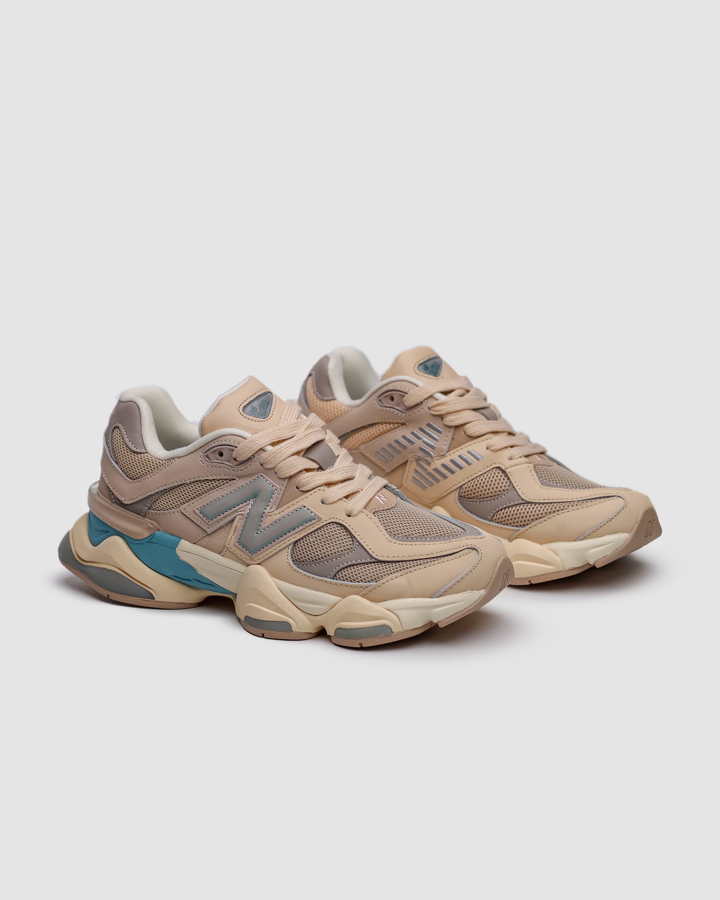 New Balance 9060 Ivory Cream Pink Sand